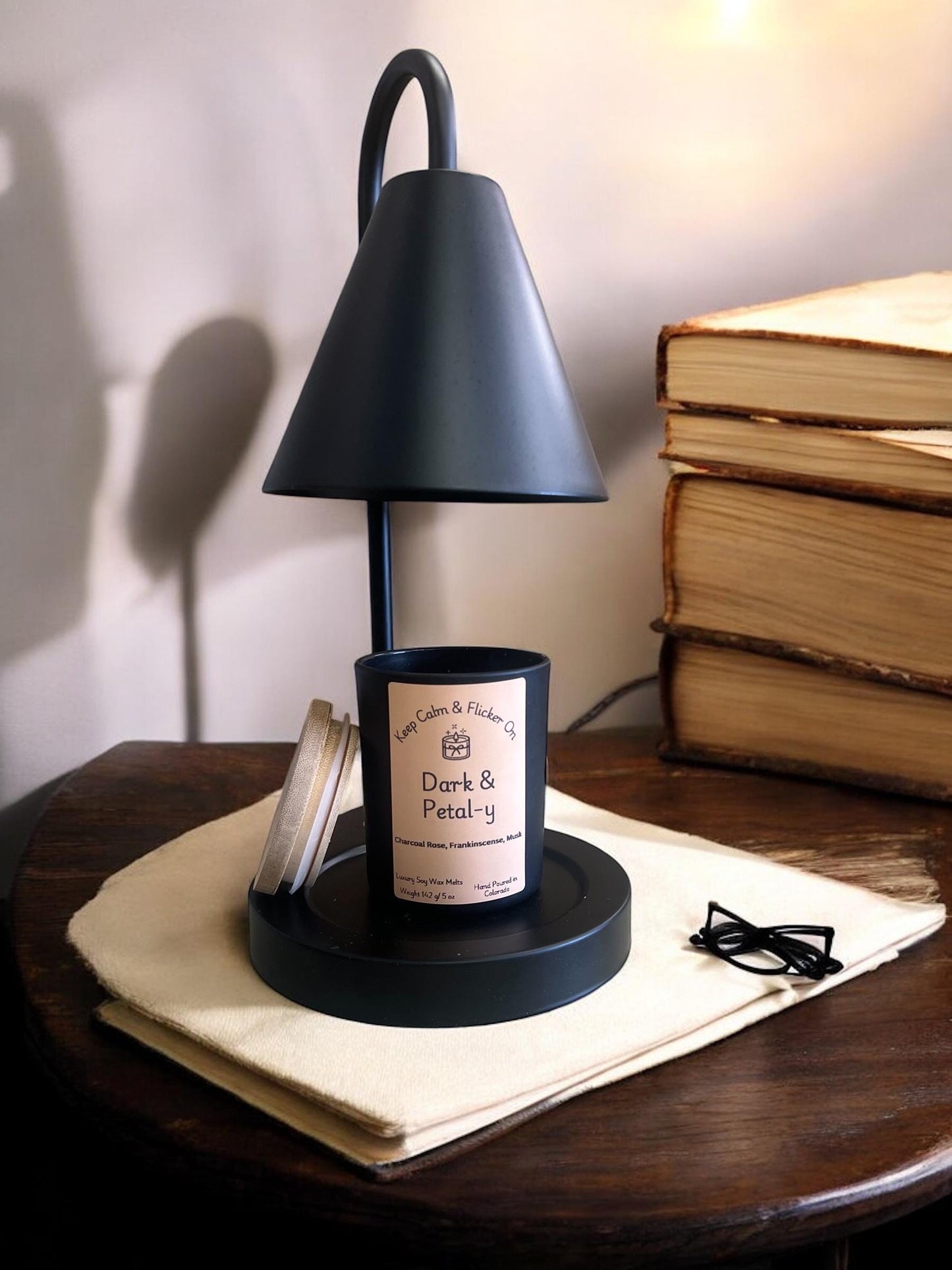 Glass Jar Wickless Scented Candle 5oz
