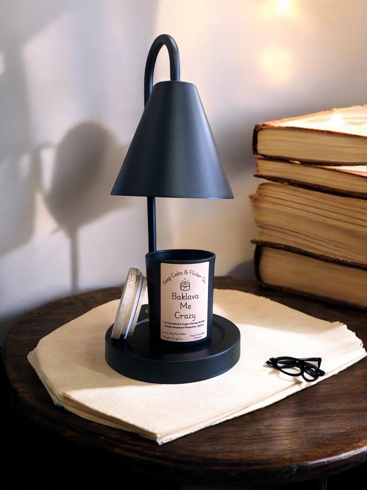 Glass Jar Wickless Scented Candle 5oz