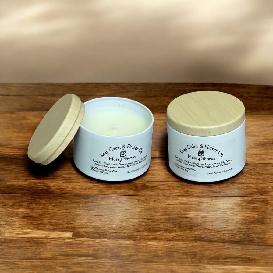 Hand Poured, Scented Candle, Cotton Wick, Coconut/Soy