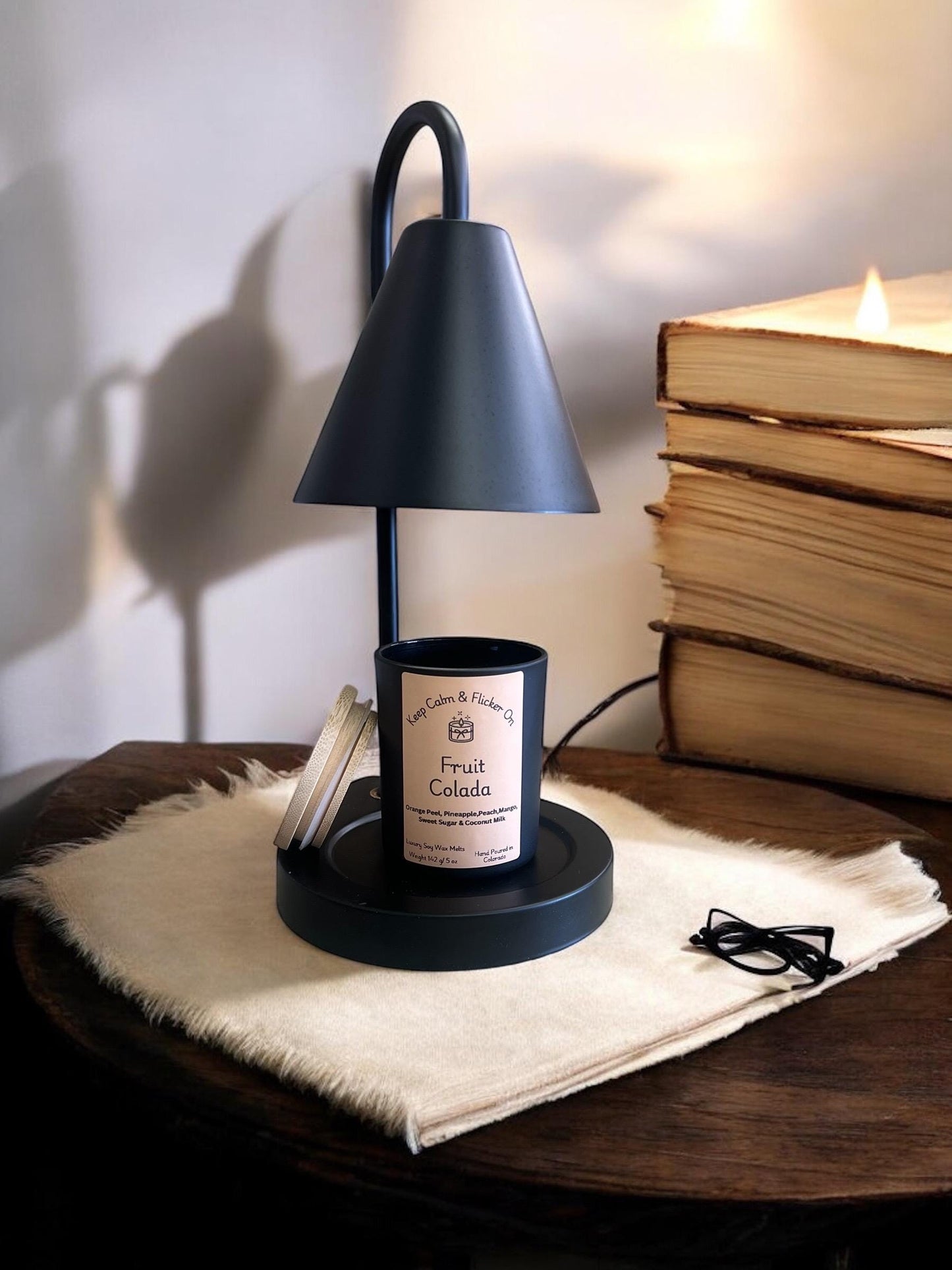 Glass Jar Wickless Scented Candle 5oz