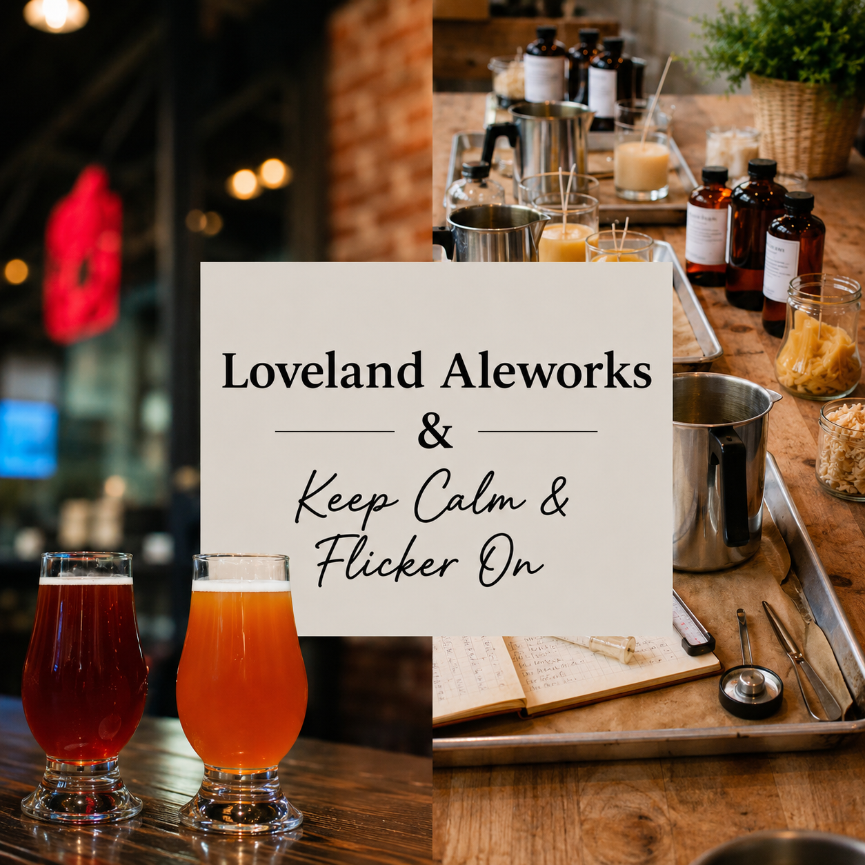 Candle Pouring Party - October 16th - Loveland Aleworks - Loveland