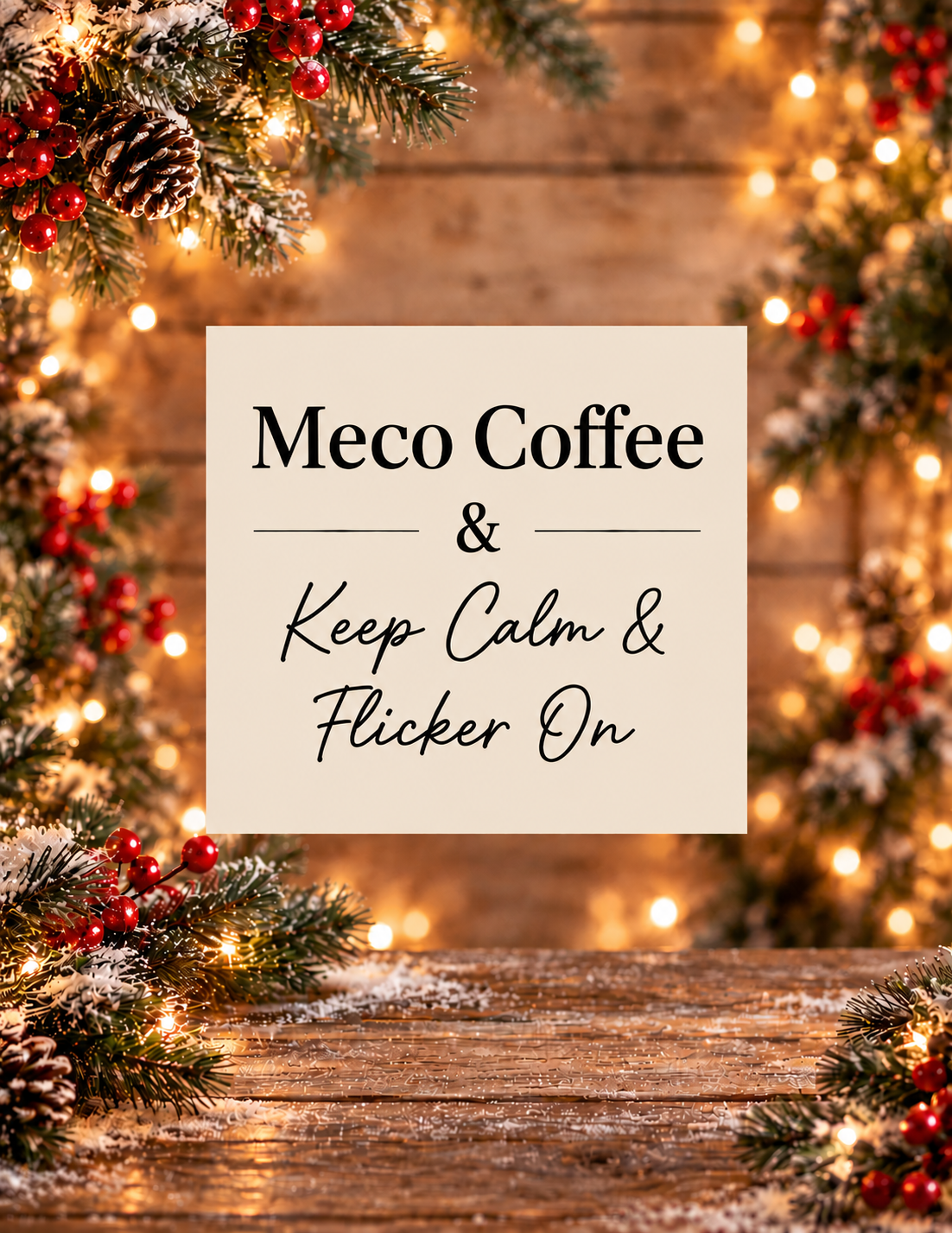 Christmas Candle Pouring Party - Dec. 7th - Meco Coffee - Frederick