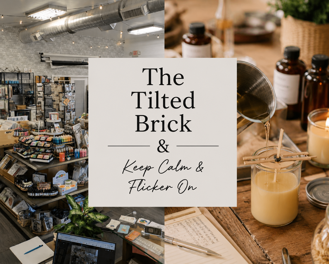 Candle Pouring Party - August 1st - The Tilted Brick - Longmont