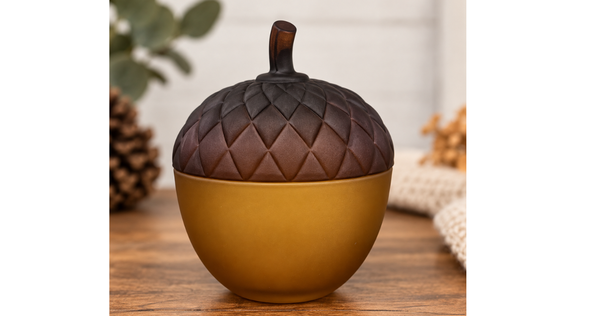 11 oz - Coco Soy Wax - Limited Edition Acorn Candle
